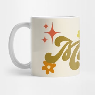 70s style Mama - green Mug